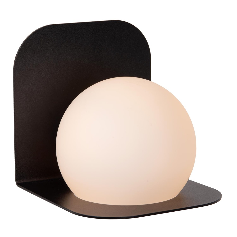Lucide Design wandlampDavy zwart geschikt voor badkamer - 04211/01/30